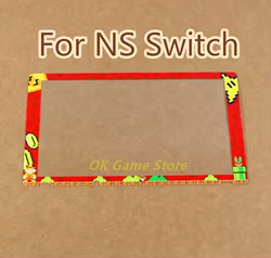 Protector de pantalla para Nintendo Switch, película ultrafina de Anime, accesorios de vidrio templado, borde de Color, 1 unidad