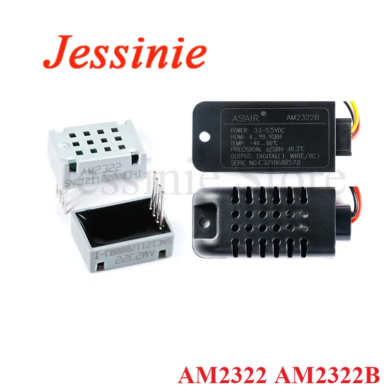 AM2322 AM2322B Módulo de Sensor Digital de temperatura y humedad I2C condensador sensible a la humedad de Bus único de alta precisión para Arduino