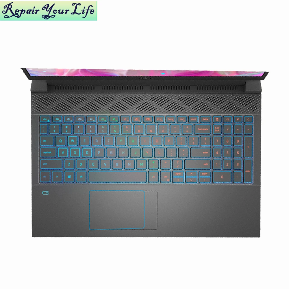 Funda para teclado de ordenador portátil, cubierta protectora antipolvo de TPU transparente para Dell G15, 2021, 5510, 5511, accesorios de repuesto, 5515 - imagen 2