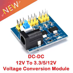 Módulo Convertidor Voltaje CC-CC Múltiples Salidas 3.3V 5V 12V LED