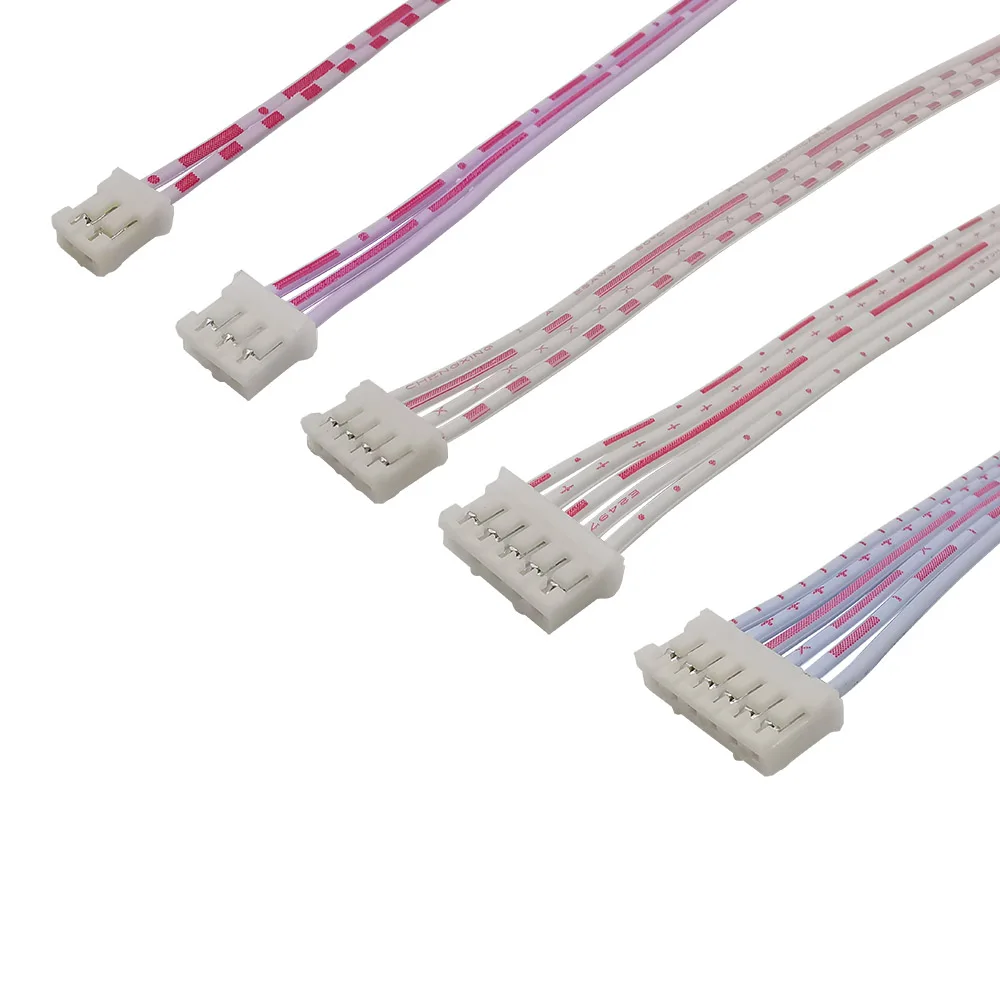 Cable conector de Terminal hembra a hembra de doble cabeza, cables JST PH 2,0 de 20cm de largo, rojo y blanco, 5/10 piezas, PH2.0, 2,0mm - imagen 3