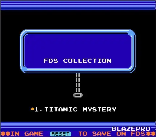 Cartucho de juego Titanic Mystery Ao no Senritsu japonés (emulado FDS) para consola FC - imagen 2