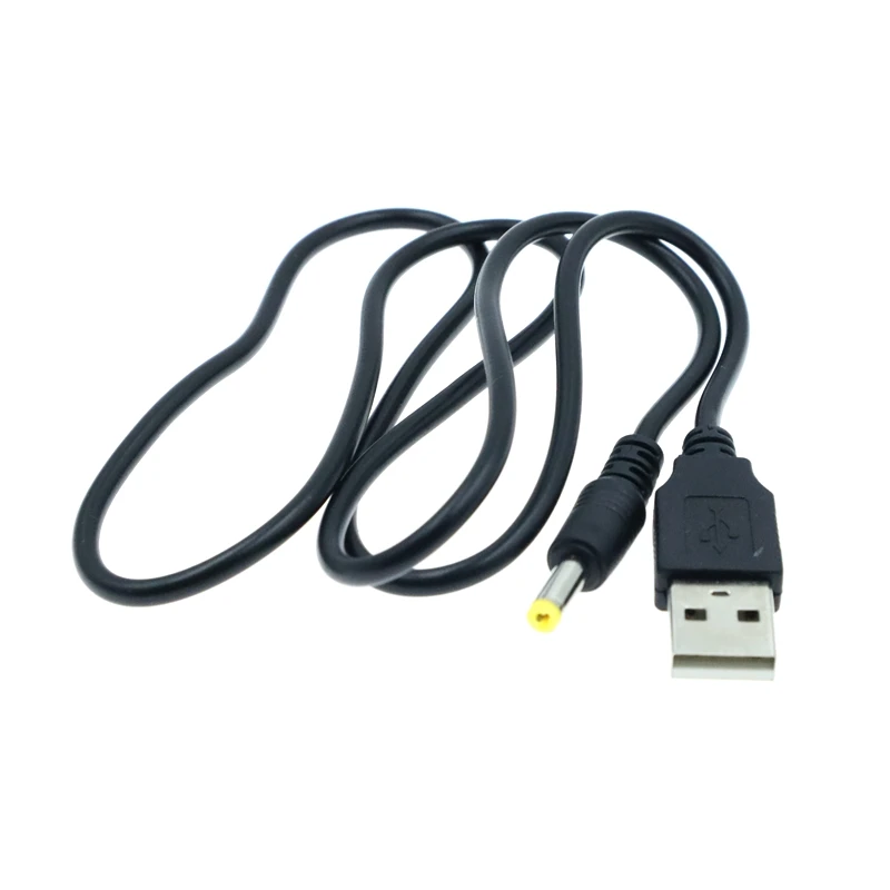 Adaptador de corriente CC de 0,8 m, conversión USB a conector de ángulo recto negro de 4,0x1,7mm, pequeño conector de ventilador de audio, cable de carga - imagen 5