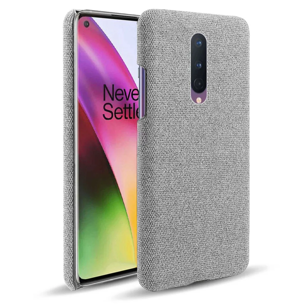 Fundas de tela para Oneplus 8, funda delgada de tela Retro dura para teléfono Oneplus 8 1 + 8 1 + 8 Oneplus8 IN2013, IN2017 Coque Fundas - imagen 2