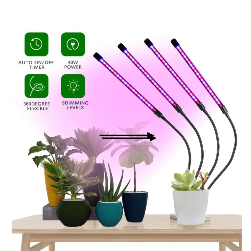 Luz LED usb de 5V para cultivo, lámpara Phyto espectro completo interior, vegetales, flores, plantas, carpa, plántulas, semillas, Light