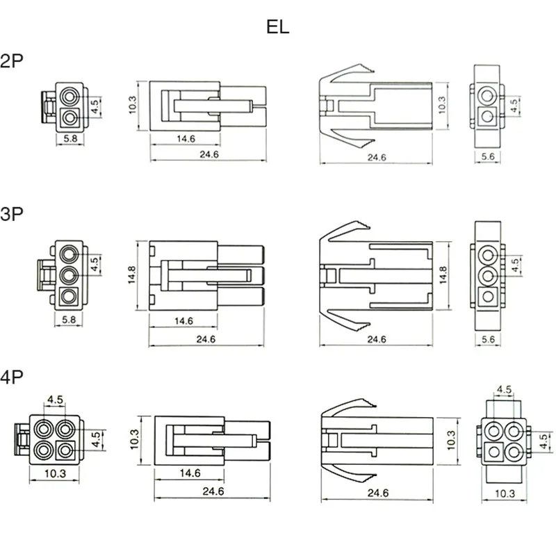 Conector DC Macho Hembra 4.5mm Alta Calidad – Compatible Universal