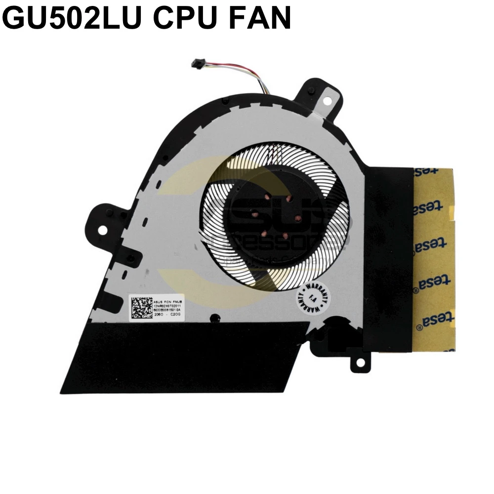 Ventiladores de refrigeración de ordenador para ASUS GU502 GU502LU GU502LV GU502LW GU502LWS ROG Zephyrus M15 CPU GPU Cooler FMUB 13NR02X0T02011 DC 12V