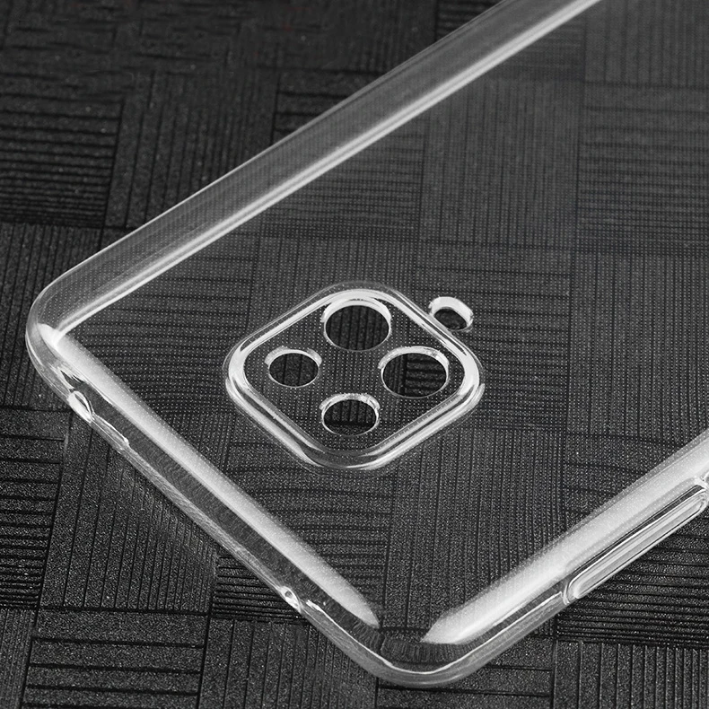 Para Xiaomi Redmi Note 9S funda ultrafina transparente suave TPU protección de lente funda trasera para xiaomi redmi note 9 pro max