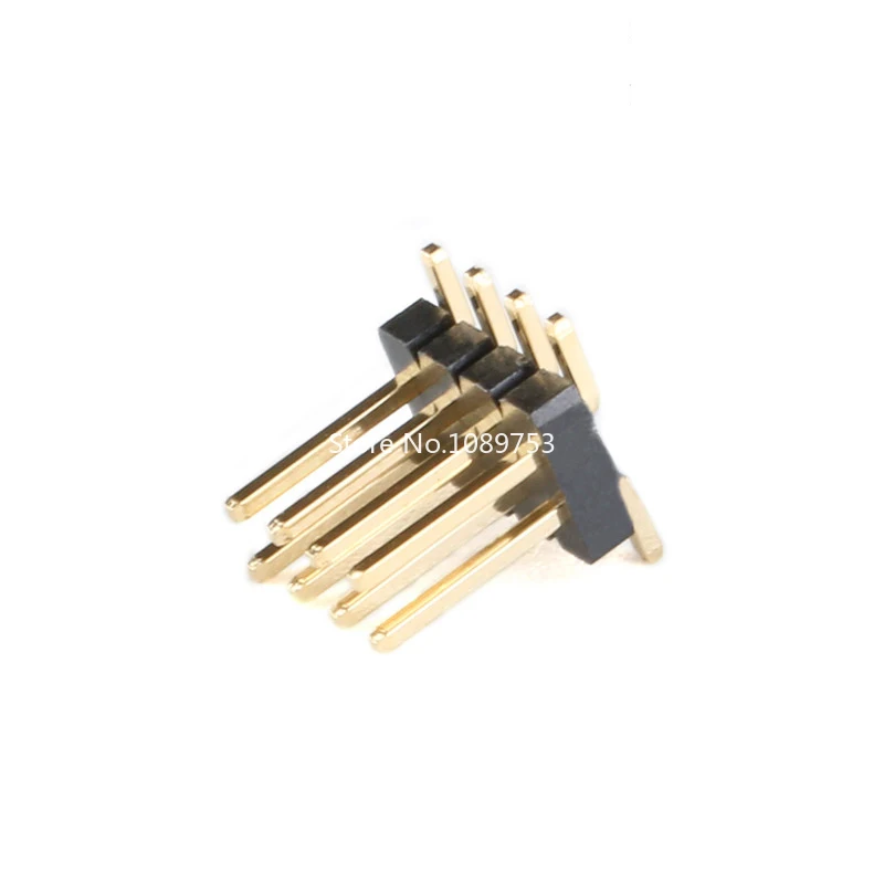 Conector Pin Header Macho 2.54mm Doble Fila SMD 40 Pines - imagen 3