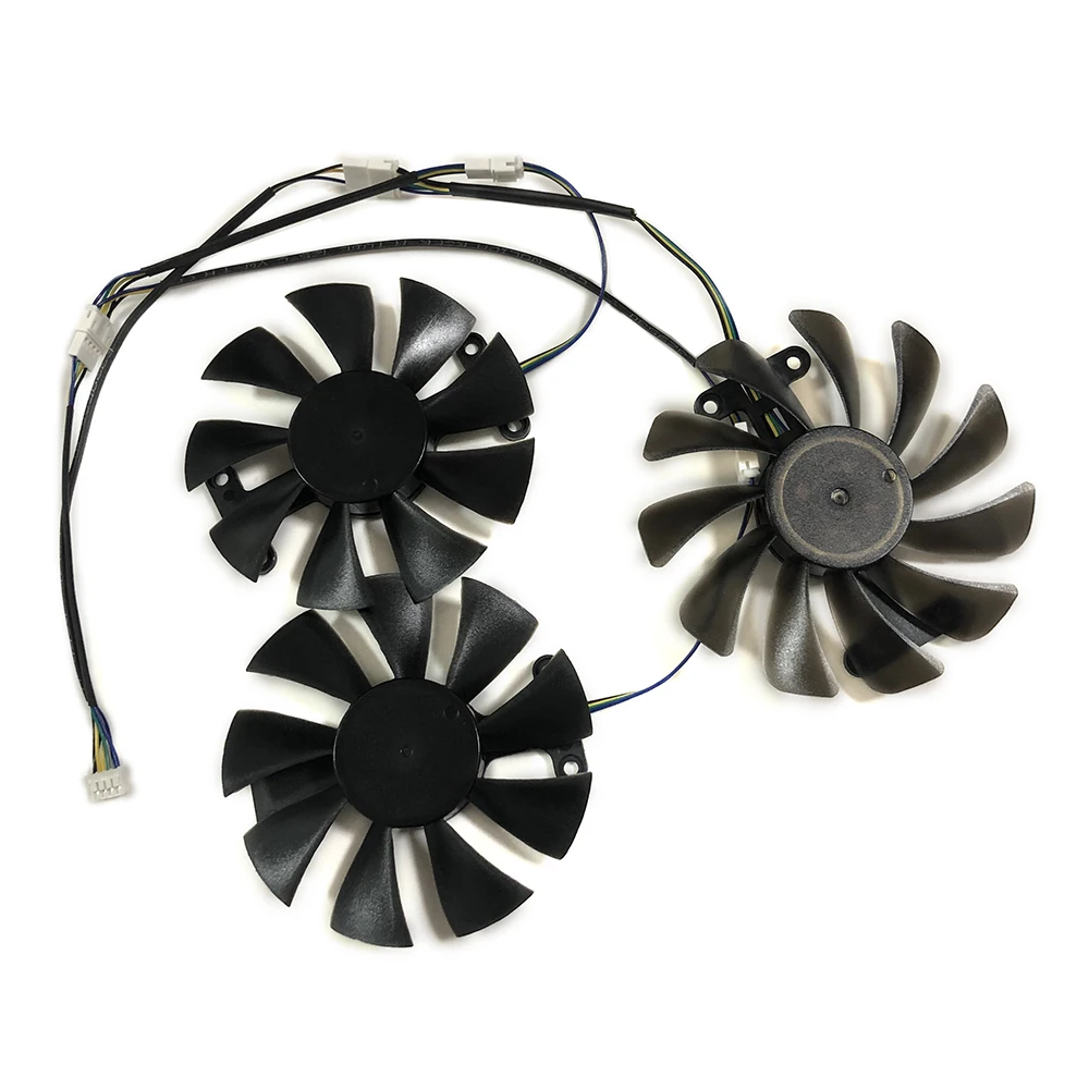 Ventilador de refrigeración Yeston RX580 8G D5 Game ACE PA GPU GA91S2H para tarjetas Yeston RX 580 como reemplazo, 3 uds./Set - imagen 5