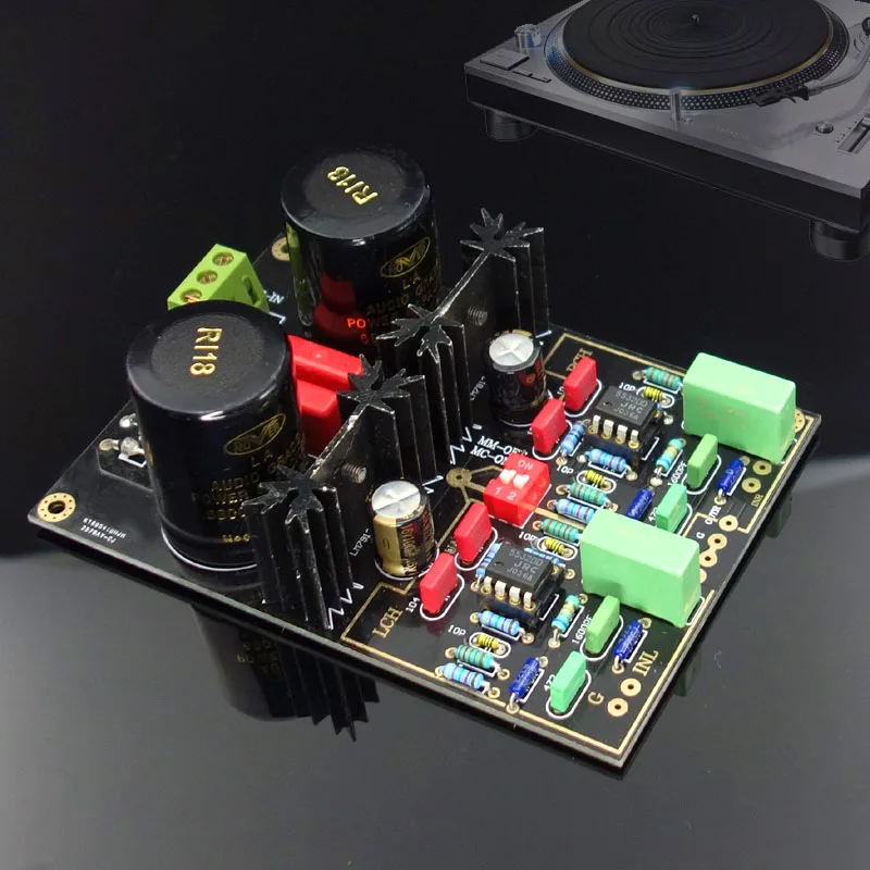 Placa amplificadora de línea DUAL alemana, reproductor de discos de vinilo MM MC Phono - imagen 2