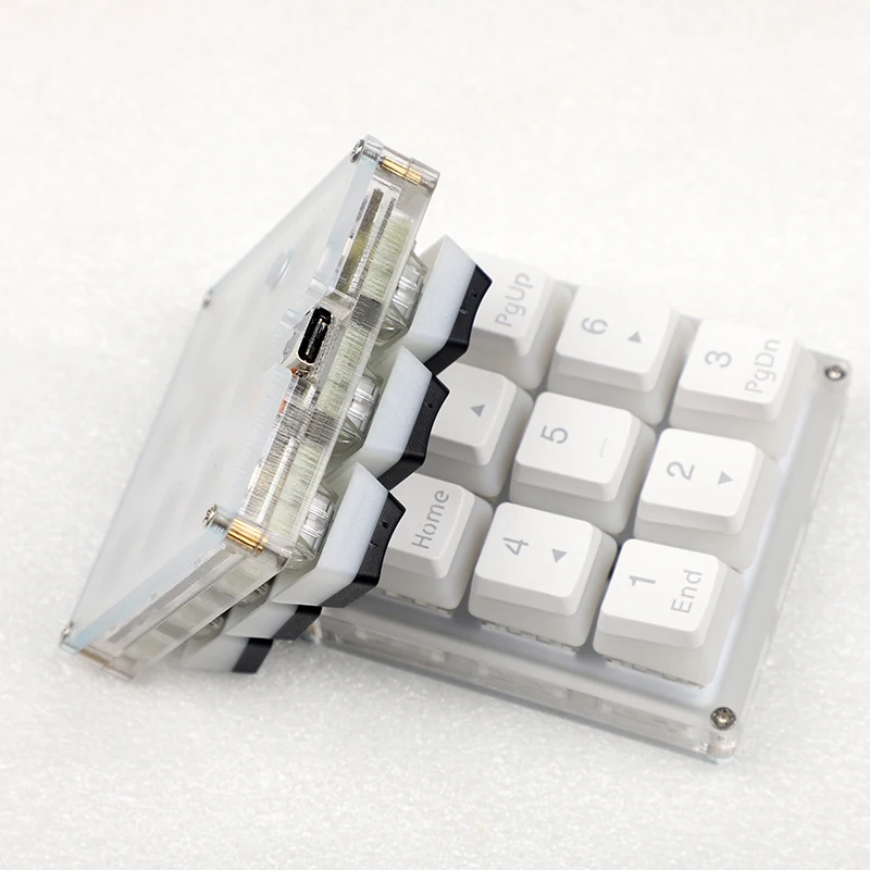 QMK Hotswap YMDK RGB, Teclado mecánico de 9 teclas, compatible con función Macro, interruptores tipo C MX, numérico para juegos, Photoshop - imagen 3