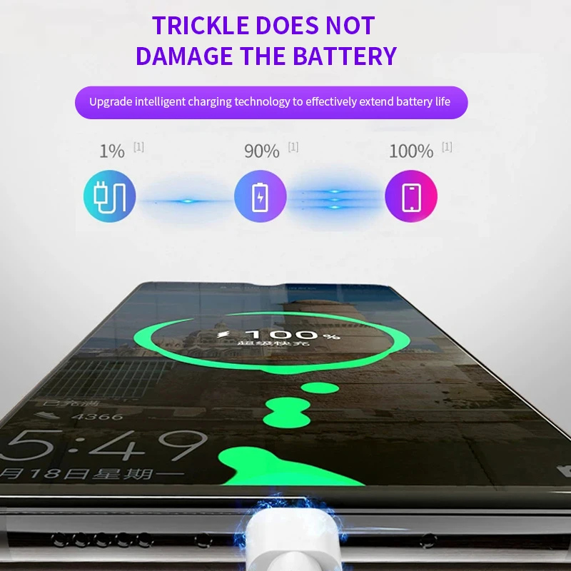 Detalle del cable de carga rápida 5A