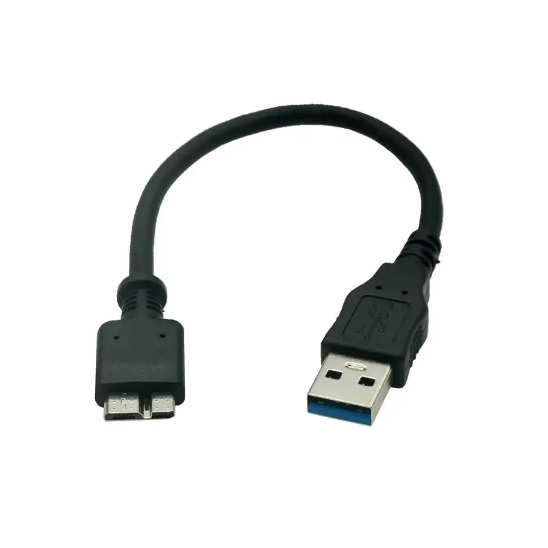 Cable Micro B USB 3,0 de 5Gbps, disco duro externo, Cable corto HDD para Samsung S5 Note3 Toshiba WD Seagate HDD, Cable de datos - imagen 2