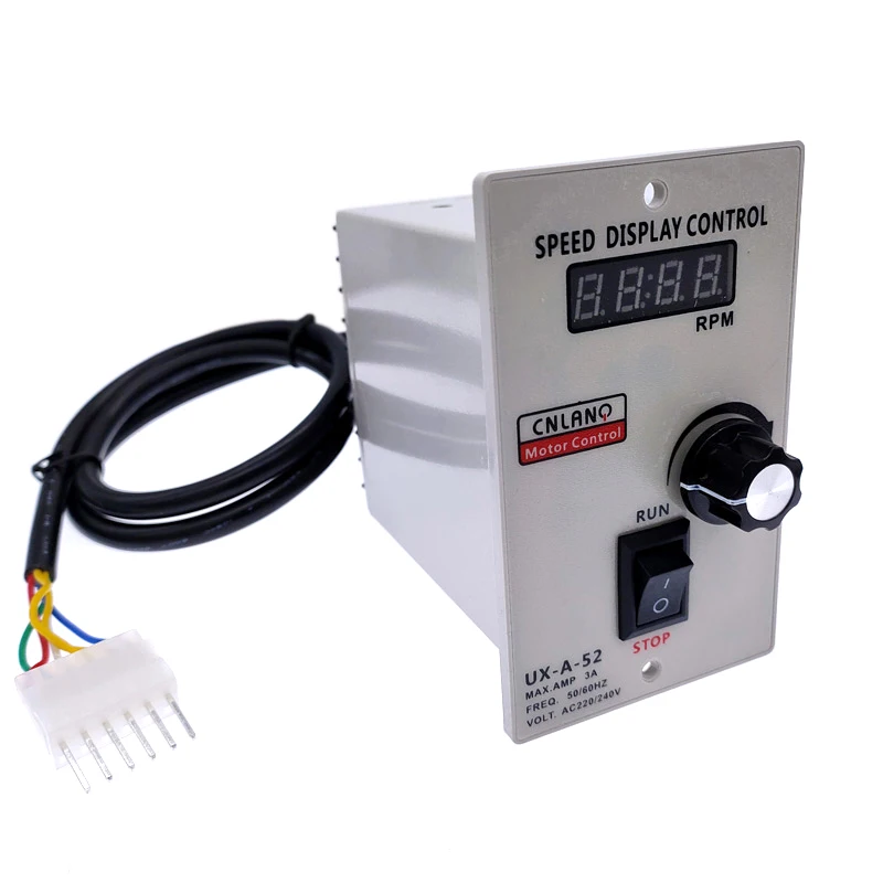 Controlador Velocidad UX-A-52 Digital 400W 220V Adelante/Atrás - imagen 3