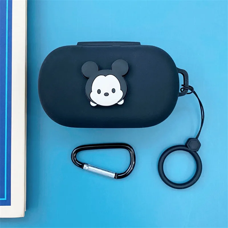 Funda de silicona con dibujos de Disney para auriculares Bose QuietComfort, estuche protector para auriculares inalámbricos con Bluetooth y gancho - imagen 3