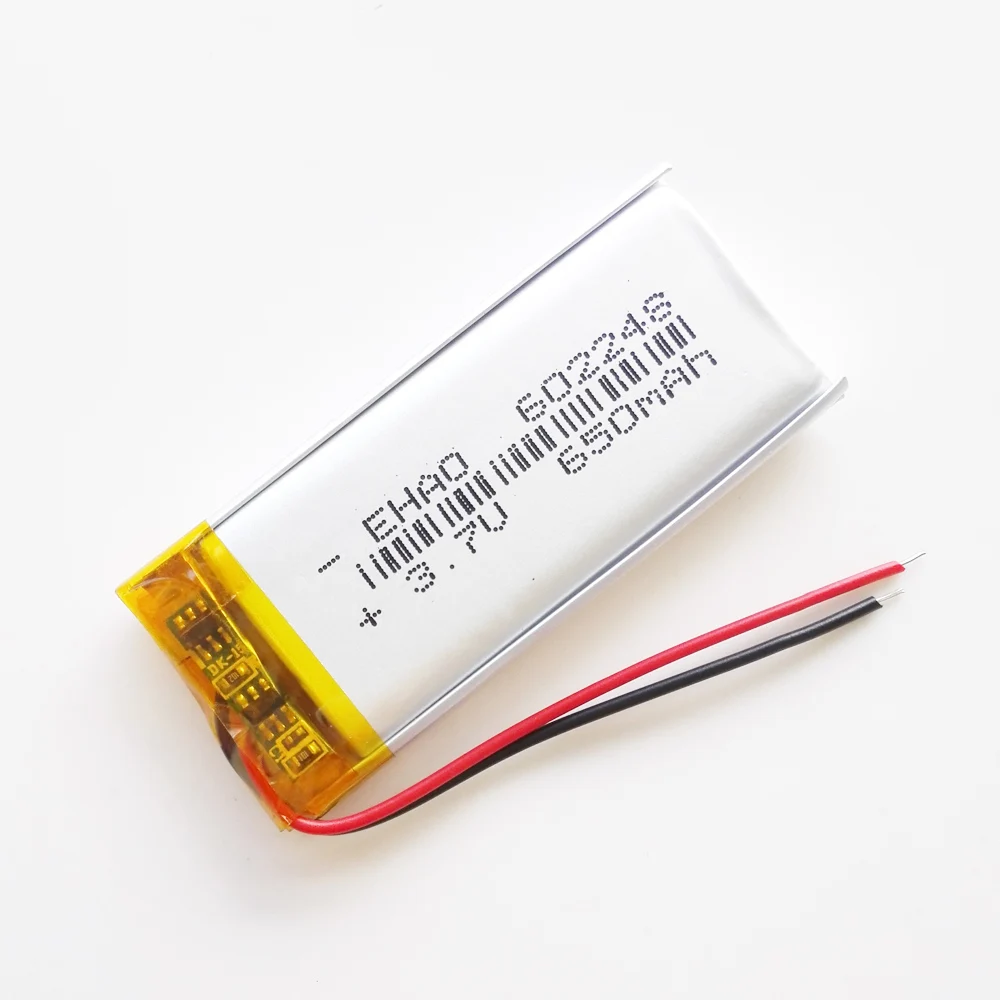 Venta al por mayor 10 Uds 3,7 V 650mAh batería recargable LiPo de polímero de litio 602248   Alimentación para Mp3 GPS Vedio Game Bluetooth Auricular - imagen 4