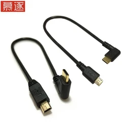 Cable USB 3.1 a Micro USB 5 pines Angulado 25cm