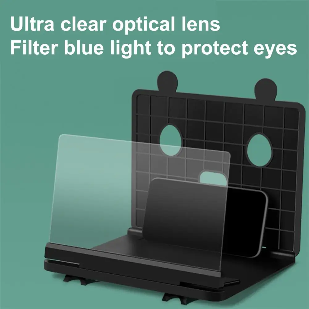 AMPLIFICADOR DE TELÉFONO con forma de Panda, pantalla grande de 10 pulgadas, lupa para ver películas, videojuegos - imagen 4