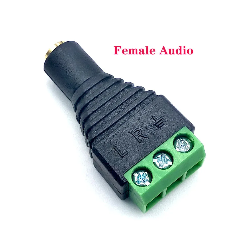 2 uds conector Jack de 3,5mm para auriculares conector estéreo sin soldadura de 3 polos/4 polos cabezal de Audio a Terminal enchufe DIY - imagen 5