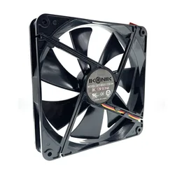 Ventilador PC silencioso 12V - Cojinete de manga 140 RPM 3 pines