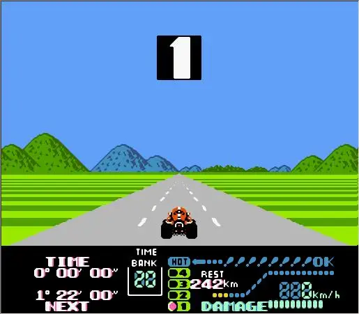 Cartucho de juego F@micom Grand Prix II 3D Hot Rally japonés (emulado FDS) para consola FC - imagen 4