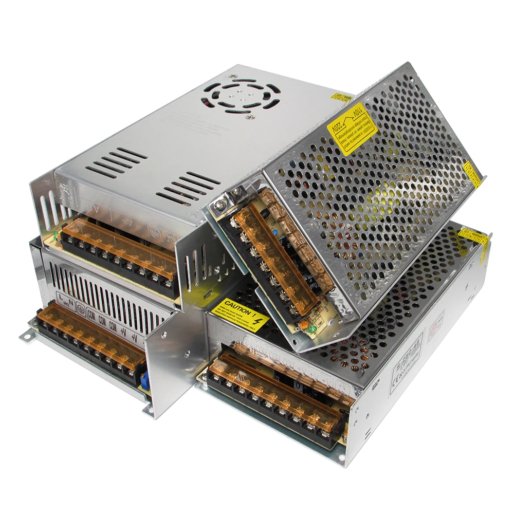 Fuente de alimentación conmutada, transformador de iluminación de 110 W, 220 W, 145W, 250W, 360W, 500W, 600W, 720W, AC DC 48V, 3A, 5A, 7,5a, 10A, 12,5a, 15A