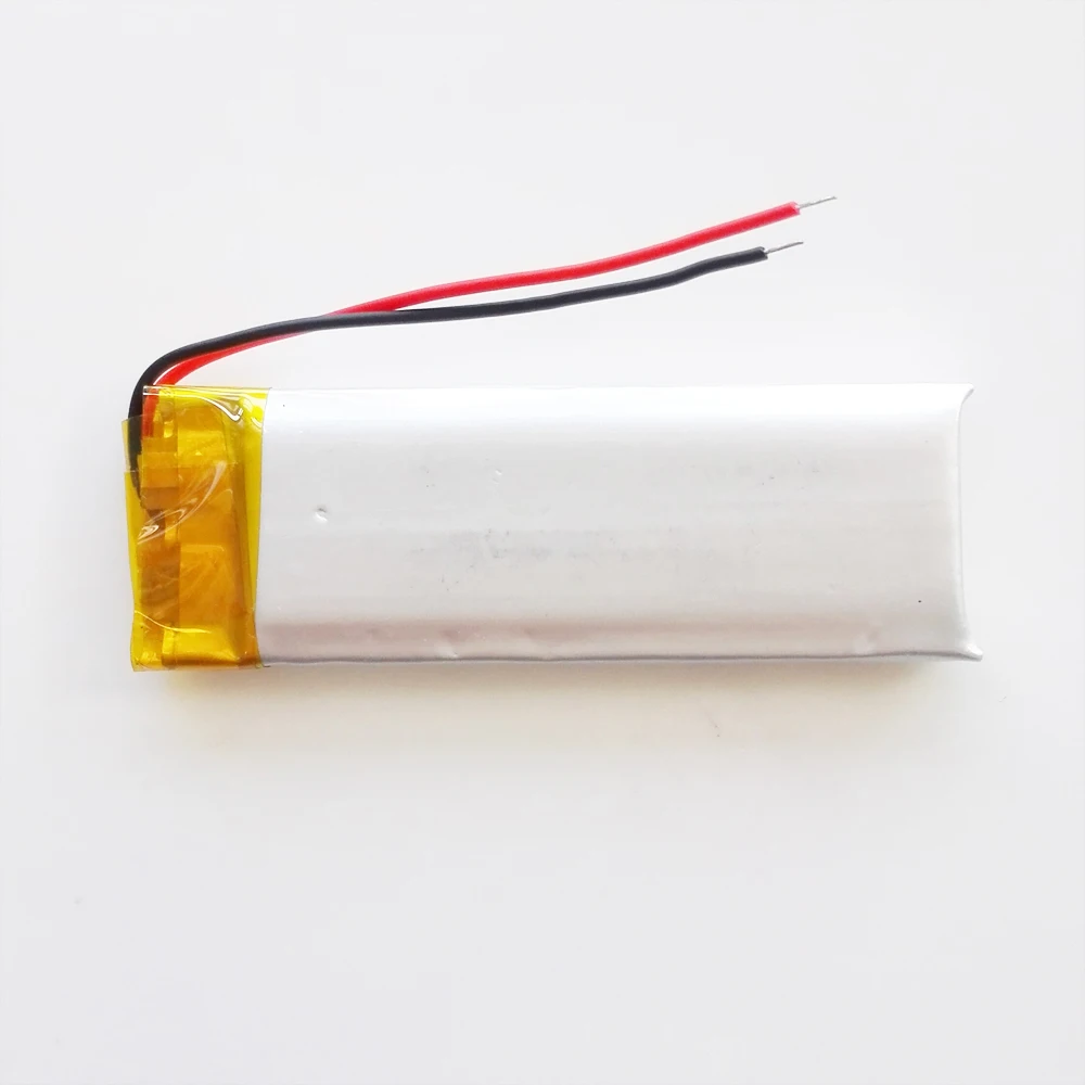 EHAO-batería recargable de polímero de litio LiPo, 501646, 3,7 V, 380mAh, células de energía para Mp3, DVD, cámara, GPS, Bluetooth, reloj inteligente - imagen 2