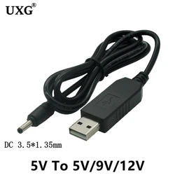 Cable USB a CC 5V-12V – Elevador de Tensión