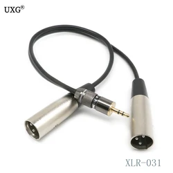 Cable 3.5mm a XLR Doble Macho – Breakout Estéreo Alta Calidad