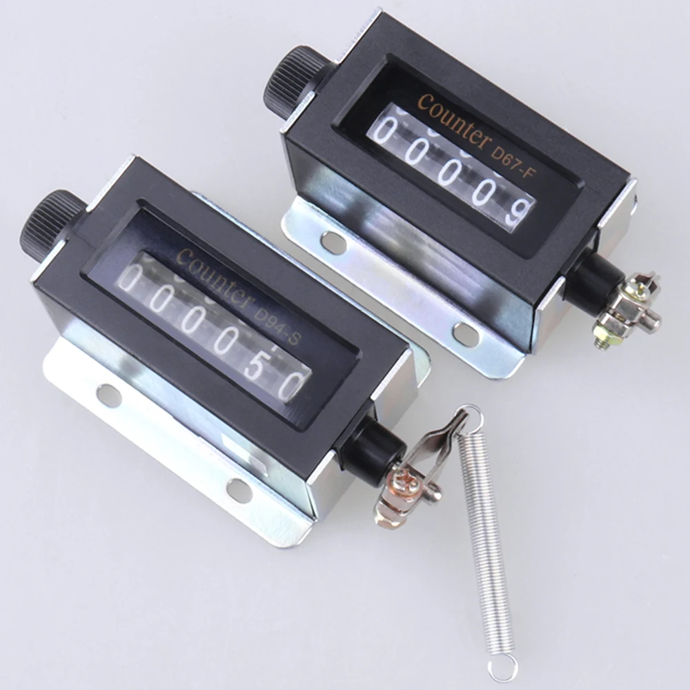 Taidacent-contador de tracción de 5 dígitos, 6 dígitos, Manual, mecánico, Industrial, automático, Cunter - imagen 4