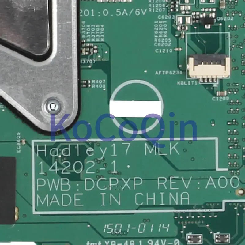 Placa base para portátil DELL Inspiron 17, 7746, I7-5500U, GPU, 845M, CN-0FR6H6, 0FR6H6, 14202-1, SR23W, N15S-GX1-B-A2 - imagen 5