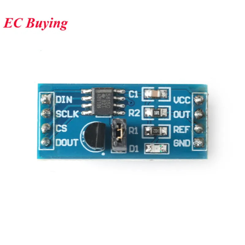 TLC5615 Módulo de conversión digital a analógico DAC serie de 10 bits TL431 Convertidor IC Módulo de fuente de alimentación de 5 V - imagen 5