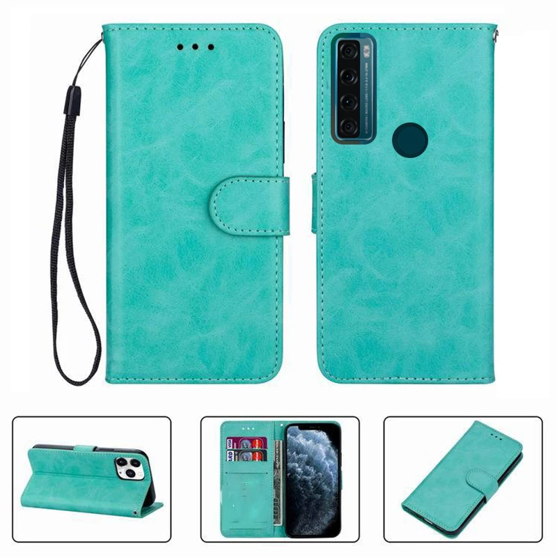Funda de cuero con tapa para teléfono, carcasa protectora de alta calidad para TCL 20 SE, TCL20SE, TCL20 20SE