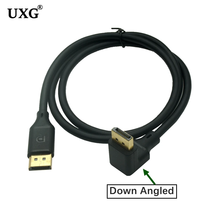 Cable DisplayPort DP 1,5 v, 3M, 1,4 M, 1M, 1,8 M, 90 grados, 8K, 60Hz, 4K, 2K, HDR, alta velocidad, 32,4 Gbps, 3D - imagen 5