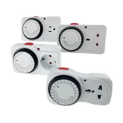 Temporizador Enchufe Cíclico Universal Mecánico para Automatización