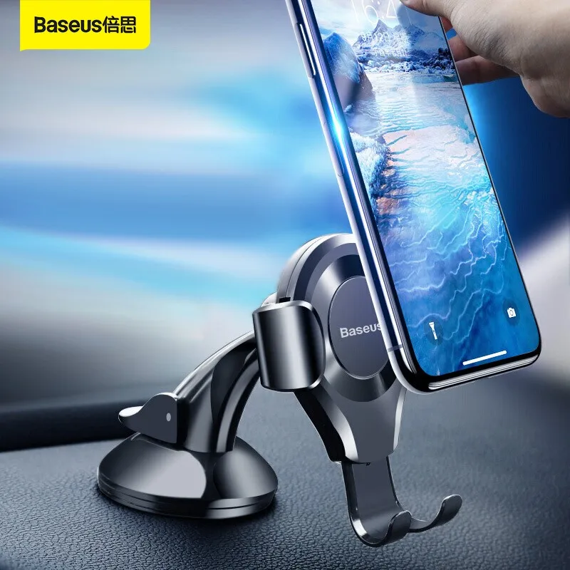 Baseus-Soporte de teléfono para coche, accesorio con ventosa Universal para iPhone 12, 11 Pro Max, Xiaomi y Samsung - imagen 2