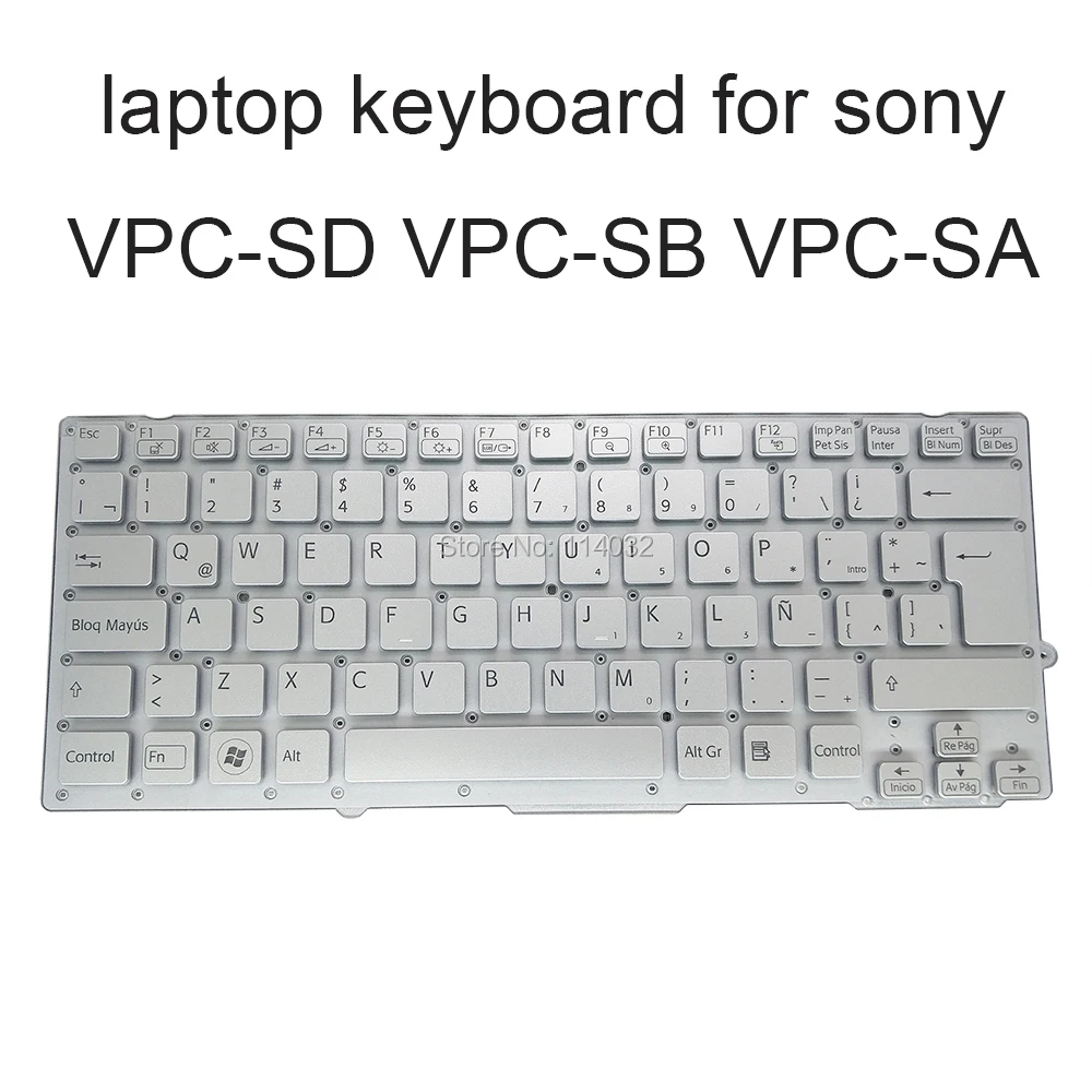 Teclados de repuesto para ordenadores portátiles, accesorio para Sony VAIO, VPCSD, VPC, SD, SB, SA, SC, VPCSB, VPCSA, LA Latin fit, españa, 9Z, N6BBF, 11E, 148950321 - imagen 2