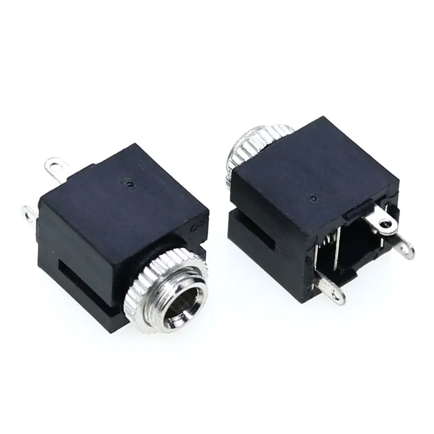 Conector de Audio para auriculares, conector cilíndrico de 5 piezas, 3,5mm, estéreo, PJ341, 301, 376M, 301M, 325M, hembra, con tornillo 3,5, PJ-324 - imagen 5