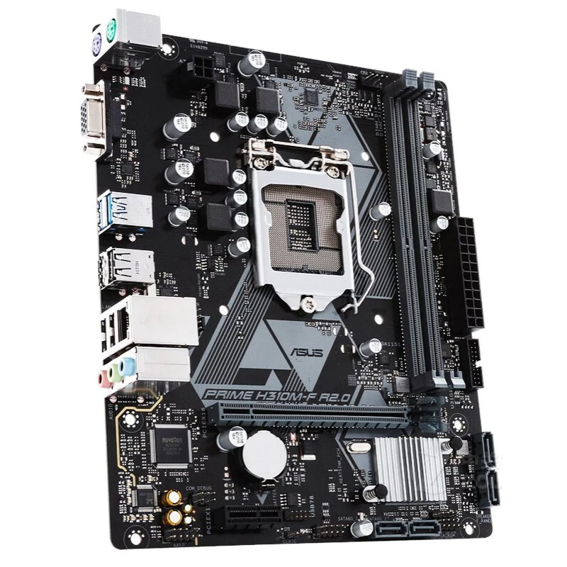 Placa base ASUS usada PRIME H310M-F R2.0 LGA 1151 compatible con DDR4 32GB 2666MHz SATA 6Gbps y USB 3.1 Gen 1 - imagen 3