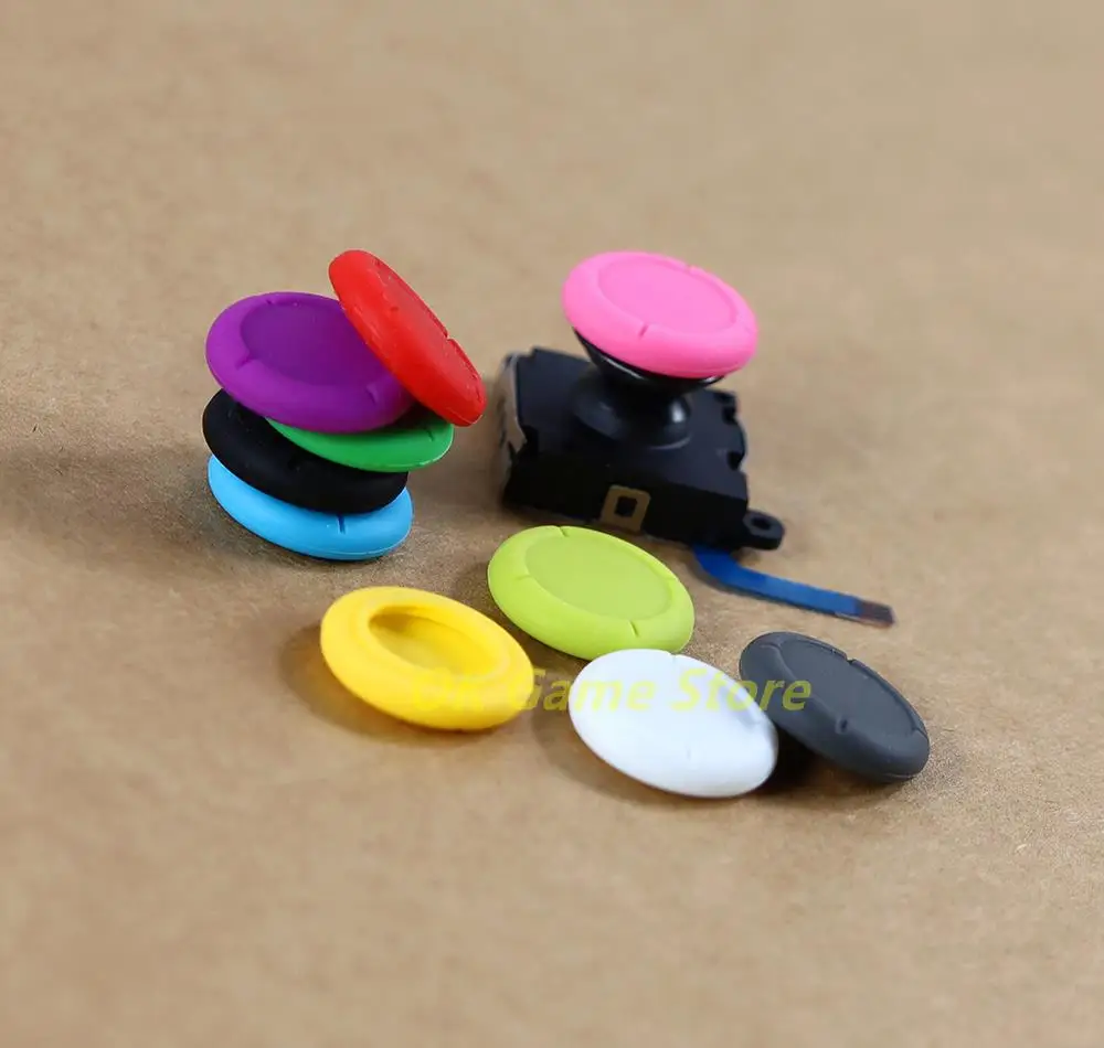 200 Uds. Joystick analógico 3D, tapa de empuñaduras, pieza de repuesto para controlador Nintendo Switch Lite, tapa Joy Con para interruptor NS - imagen 2