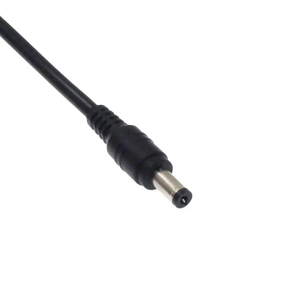 18AWG DC enchufe de alimentación 5,5x2,1mm macho a 5,5x2,1mm macho CCTV Cable conector adaptador 12V 10A cables de extensión de alimentación 0,5 m/1,5 m - imagen 2
