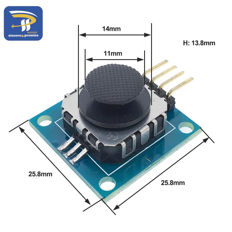 Módulo de Joystick Mini XY de doble eje PSP Módulo de Joystick de pulgar analógico de 2 ejes 3V-5V para Arduino - imagen 2