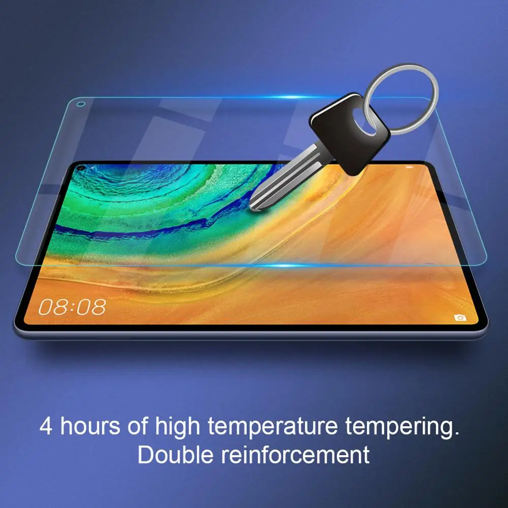 10,8 vidrio templado transparente para Huawei MatePad Pro LTE/WIFI Huwaei Tablet MRX-W09 W19 AL09 AL19 HD Protector de pantalla a prueba de arañazos - imagen 4