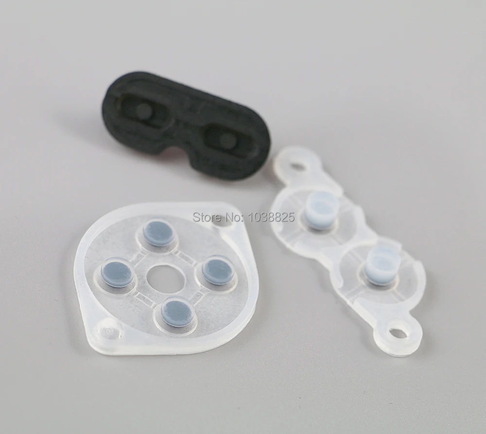 100 set/lote de piezas de repuesto de goma para controlador NES FC Joy Pad, botón de goma conductor de silicona, conductor de EE. UU. - imagen 3
