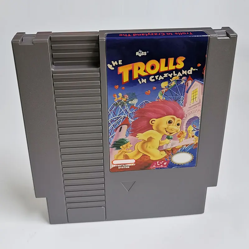 Trolls in Crazyland, The-Game cartucho para consola Tarjeta Única 72 Pin consola NTSC y PAL - imagen 3