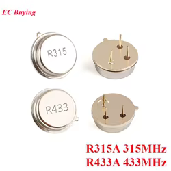 Resonador SAW de Cuarzo 315/433 MHz con 3 Pines