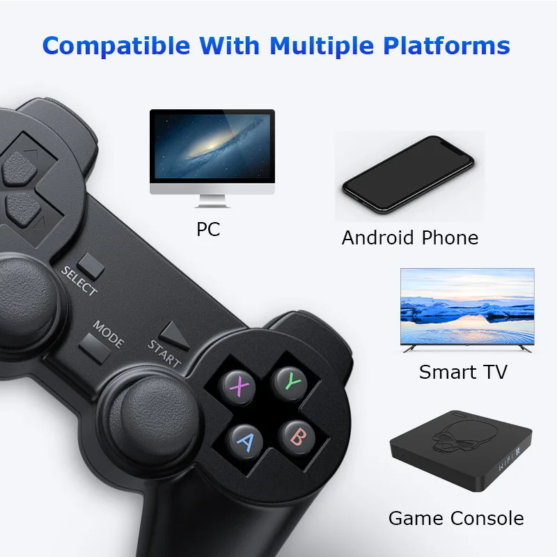 Controlador/Joystick inalámbrico de 2,4G para consola de videojuegos Super consola X PRO/RG351V Gamepad para PSP/PC/TV Box/teléfono Android - imagen 4