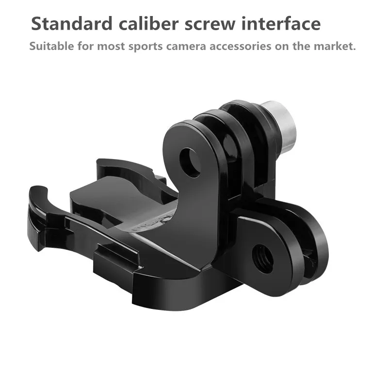 Hebilla de mochila con gancho en J de doble cabeza, adaptador de Clip de hebilla de montaje de liberación rápida para GoPro SJCAM DJI Osmo, accesorios de Cámara de Acción - imagen 3