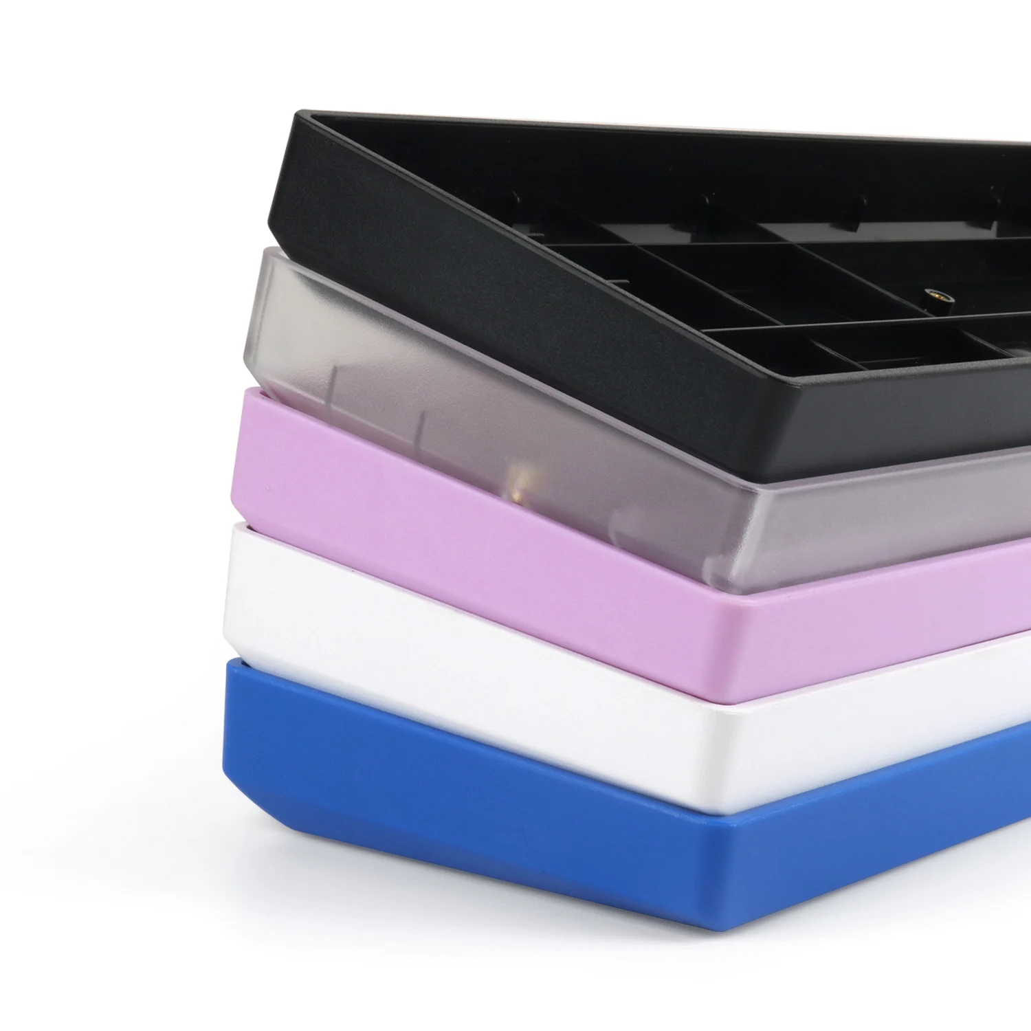 Asiento base de teclado compacto GH60 POKERII 60% teclado mecánico poker2 caja de marco de plástico teclado para juegos FACEU negro púrpura - imagen 3